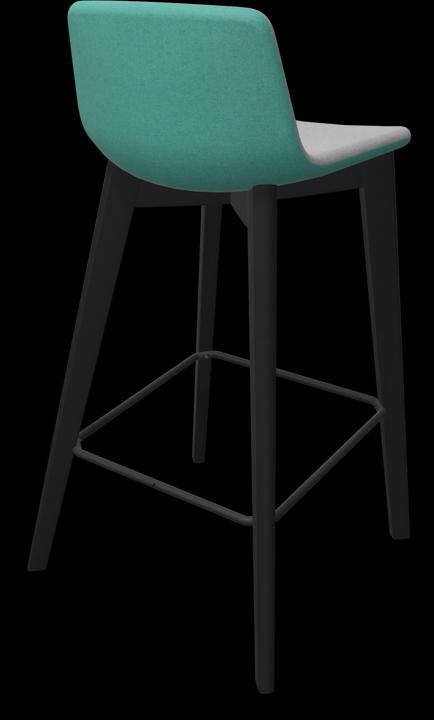 Gris, Noir, Menthe, Frêne teinté noir