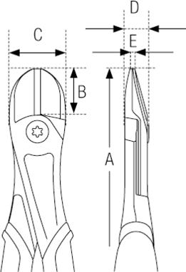 Image du produit Bahco Pince coupante Kraft (180 mm)