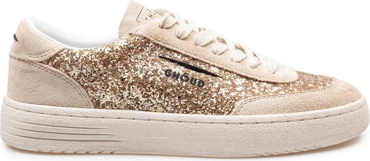 Produktbild Ghoud lido suede and glitter sneakers color sand/gold (42)