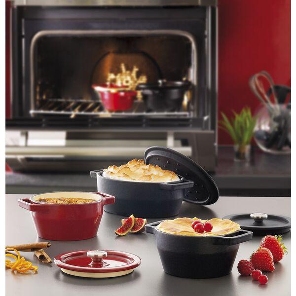 Productafbeelding Pyrex Slow Cook koekenpan ovaal, met deksel, lengte: 330 mm, rood