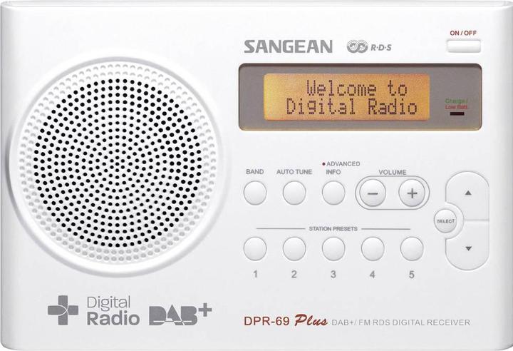 Productafbeelding Sangean Dpr-69+ (DAB+, FM)