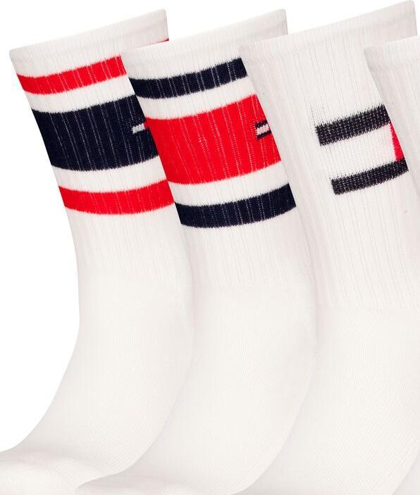 Produktbild Tommy Hilfiger Th Kids Sock 4p Flag & Sport Stripe (4er Pack, 39 - 42)