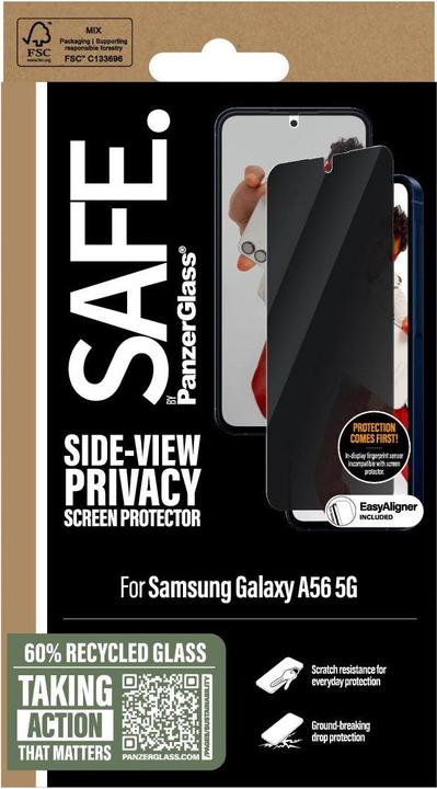 Actual product image PanzerGlass Safe By Privacy (1 Piece, Samsung Galaxy A56)