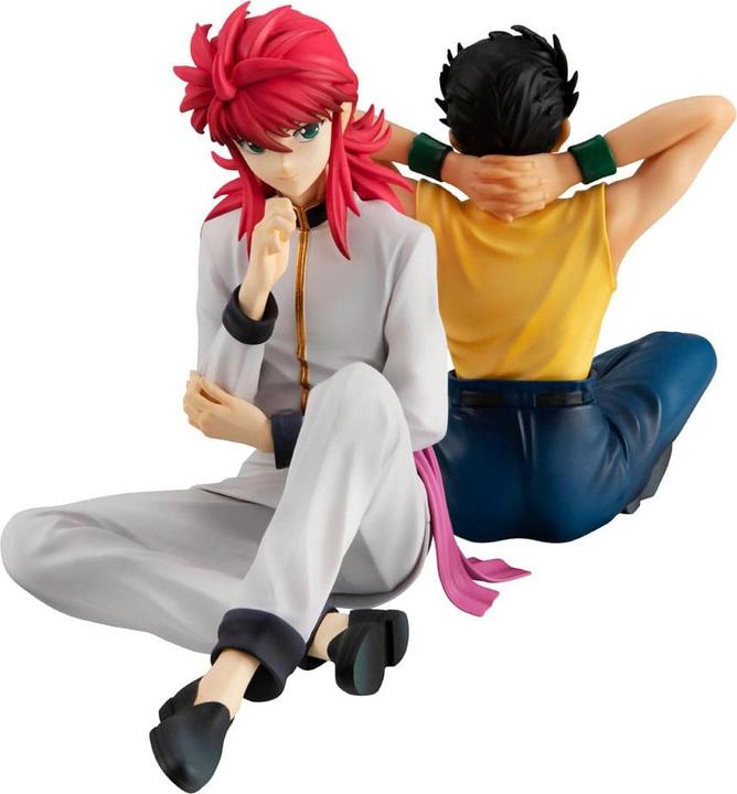 Actual product image Megahouse Yu Yu Hakusho G.E.M. PVC Statue Kurama Palm Size 9 cm