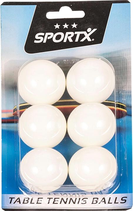 Sport X Tischtennis Bälle (6 Stk.)