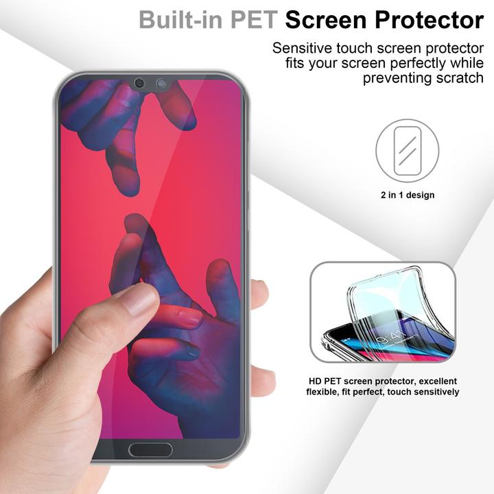 Immagine prodotto Cadorabo Custodia TPU con scafo a 360 gradi (Huawei P20 Pro, Huawei P20 Plus)