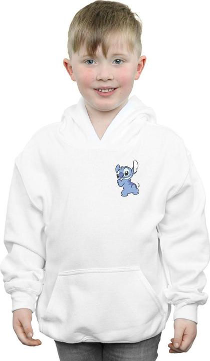 Produktbild Disney Lilo And Stitch Stitch Backside Breast Print Kapuzenpullover Jungen (140, 146)