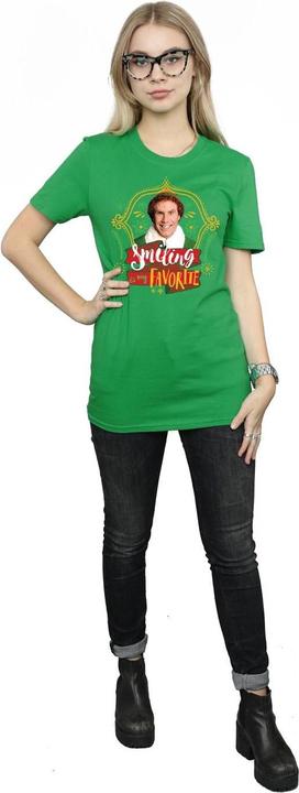 Immagine prodotto Elf Buddy Smiling Maglietta Ampia Donna (S)