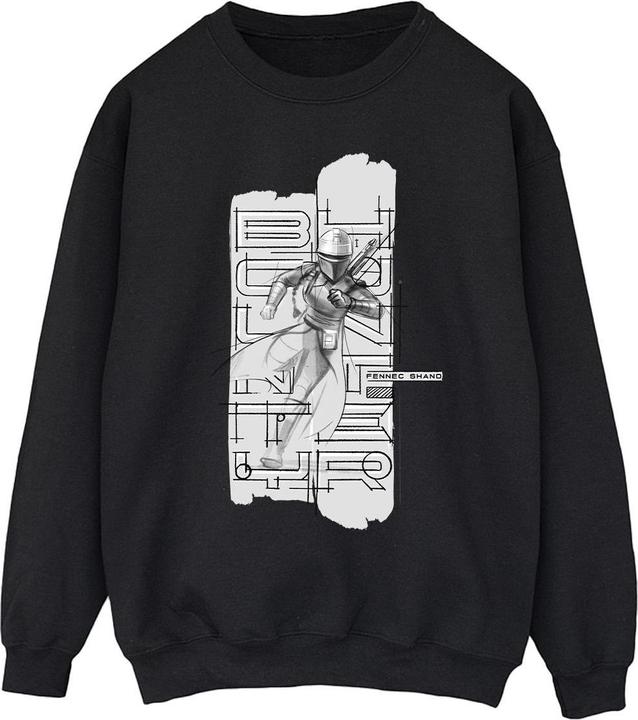 Produktbild Star Wars The Book Of Boba Fett Fennec Illustration Sweatshirt (M)