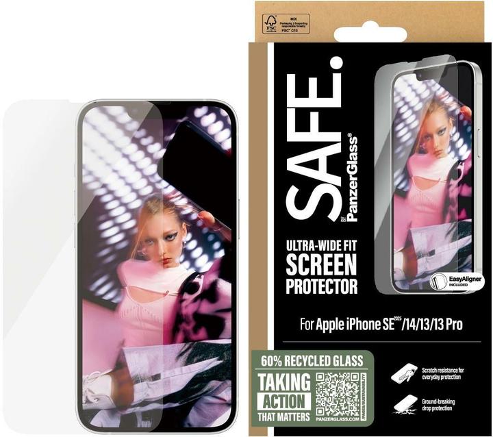 Image du produit PanzerGlass Safe. (1 pièce(s), Apple iPhone 13, Apple iPhone 13 Pro, Apple iPhone 14, Apple iPhone 16e)