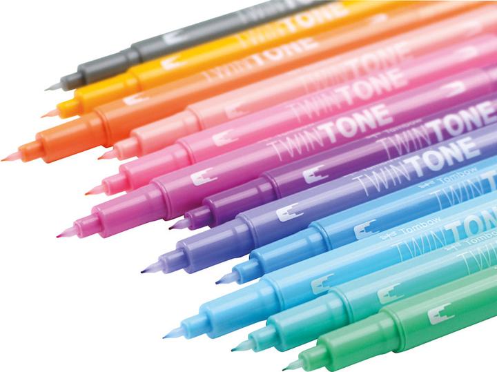 Produktbild Tombow TwinTone (Mehrfarbig, 12 x)