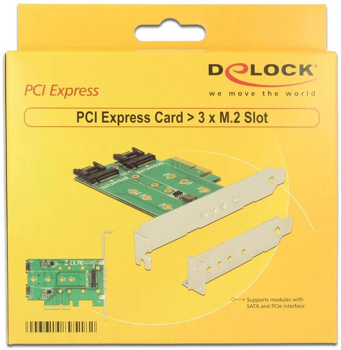 Actual product image Delock PCI Express x4 Controller