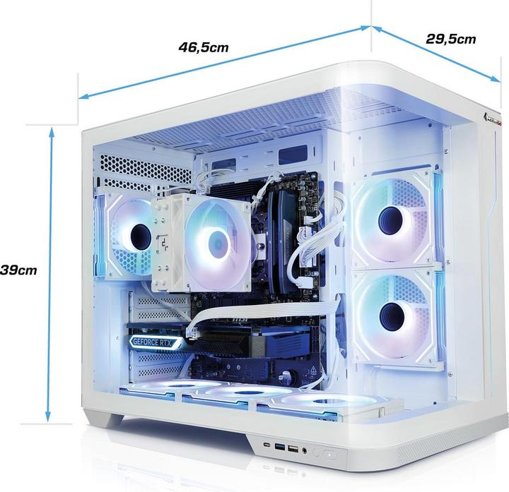 Produktbild Kiebel Panorama Curve IX (AMD Ryzen 7 9700X, 32 GB, 2000 GB, GeForce RTX 5070)