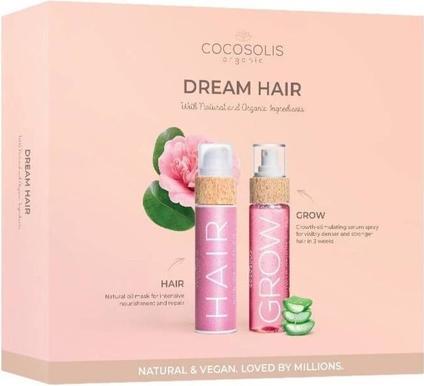 Immagine prodotto Cocosolis Set Dream Hair - Maschera olio per capelli 3 in 1 110ml e siero spray per la crescita dei capelli (Olio corpo, 110 ml)