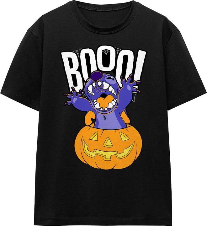Immagine prodotto Lilo & Stitch Laughing Pumpkin Maglietta Adulto Unisex (L)