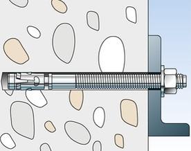 Produktbild Fischer Ankerbolzen R 88561 FAZ II 12/ 20K Stahl galvanisch verzinkt galvanisch verzinkt (25 Stk.)