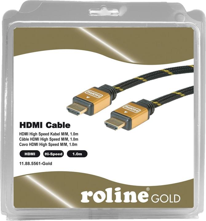 Image du produit Roline HDMI (Typ A) — HDMI (Typ A) (1 m, HDMI)