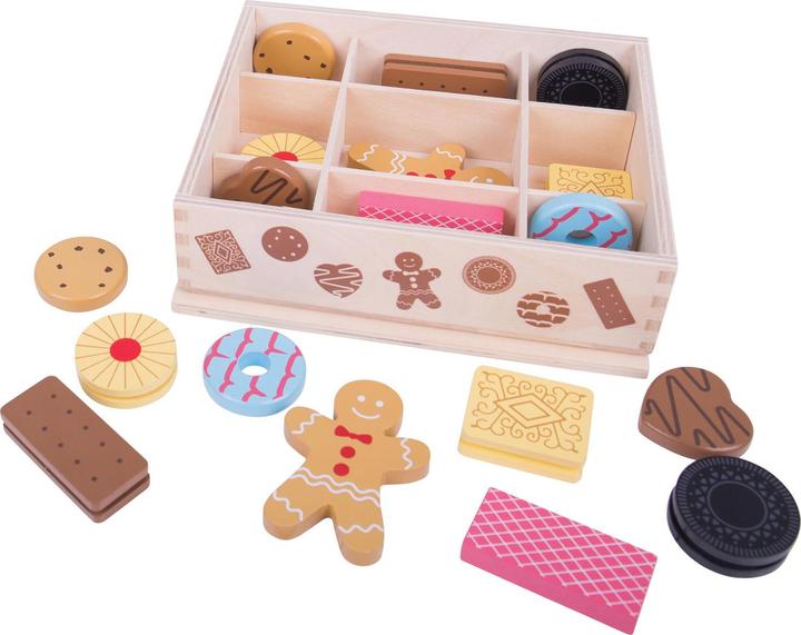 Image du produit Bigjigs Accessoires de cuisine en bois Boîte de biscuits