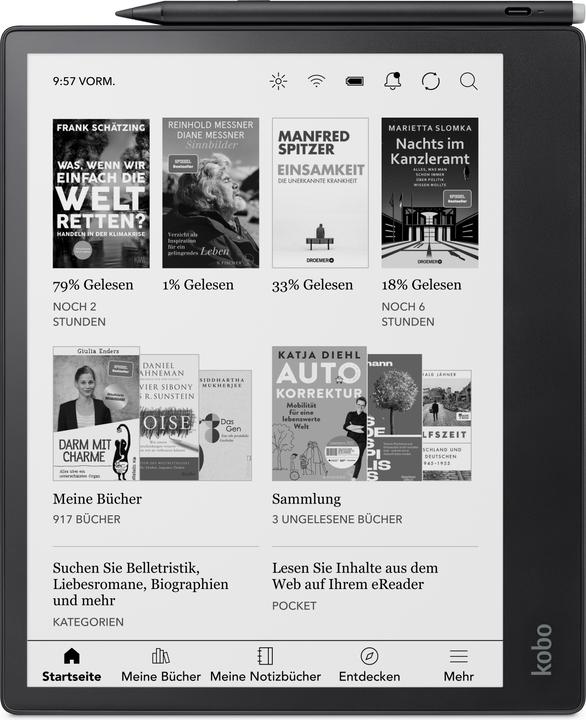 Productafbeelding Kobo Elipsa 2E incl. pen 2 (10.30", 32 GB, Zwart)