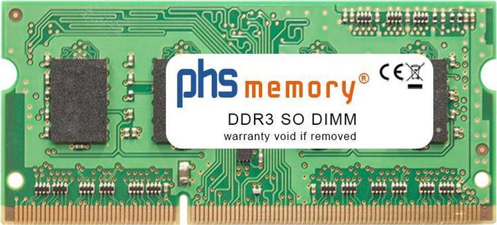 Actual product image PHS-memory 4GB RAM memory for Medion Akoya S6212T (MD99270) DDR3 SO DIMM 1600MHz PC3L-12800S (Medion Akoya S6212T (MD99270), 1 x 4GB)