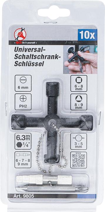 Produktbild BGS Universal-Schaltschrank-Schlüssel
