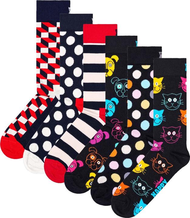 Immagine prodotto Happy Socks Socken Casual Bequem sitzend (confezione da 6, 36 - 40)
