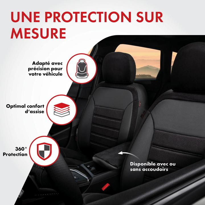 Produktbild Walser Sitzbezug für Dacia Duster (HS) 04/2010-01/2018, 2 Einzelsitzbezüge