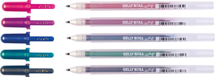 Actual product image Sakura Roller Gelly Shadow (Gold + Outline, 5 x)
