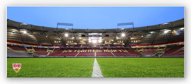 Image du produit VfB Stuttgart Tribune de l'Arena - Panorama (40 x 100 cm)