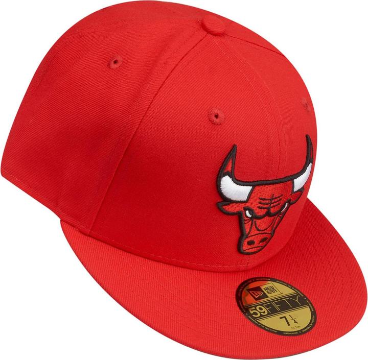 Immagine prodotto New Era 59Fifty Fitted Cap - NBA Chicago Bulls rosso - 7 1/4 (7 1/4)