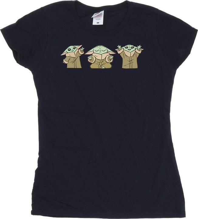 Immagine prodotto Star Wars The Mandalorian Grogu Poses Maglietta Donna (L)