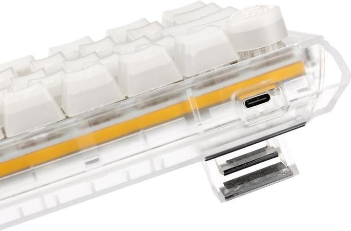 Immagine prodotto Ducky Mini tastiera da gioco One 3 Aura bianca, LED RGB - Kailh Jellyfish Y (USA) (US, Cablato)