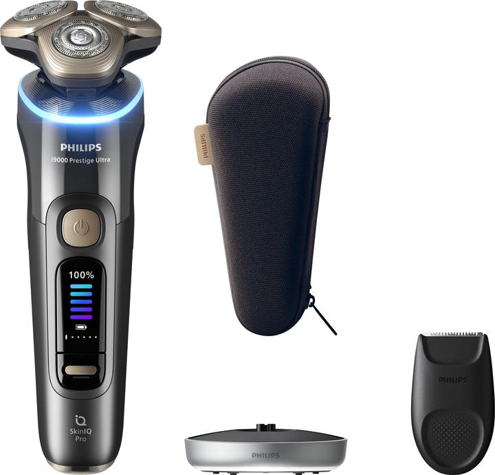 Philips i9000 Prestige Ultra XP9402/11 Rasoio elettrico Wet & Dry con SkinIQ Pro