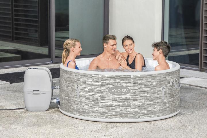 Produktbild Bestway Lay-Z-Spa® Vancouver AirJet Plus Whirlpool 5 Personen - 1.55m x 60cm (5 Pers.)