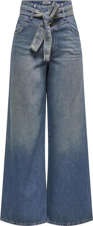 Only ONLJOELLE Hohe Taille Weiter Beinschnitt Jeans Jeans mit weitem Bein