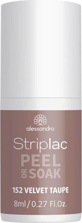 Produktbild Alessandro Striplac Peel or Soak - Velvet Taupe (152 Velvet Taupe, Farblack)