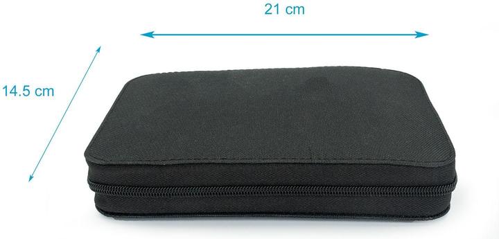 Produktbild Intirilife 126-teiliges Nähset in Schwarz mit