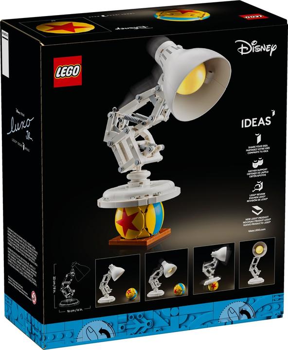 Immagine prodotto LEGO Disney Pixar Luxo Jr. (21357, LEGO Ideas)