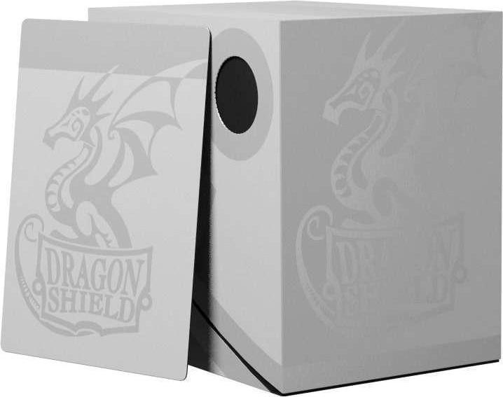 Actual product image Arcane Tinman Rangement pour Cartes - Deck Box Dragon Shield Double Shell : Revised Ashen (Blanc/Noir)