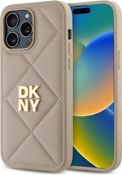 Immagine prodotto DKNY DKHCP14LPQDSLE iPhone 14 Pro 6.1" beżowy/beige Quilted Stack Logo (Apple iPhone 14 Pro)