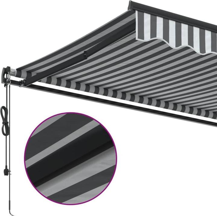 Produktbild VidaXL Markise Gelenkarmmarkise Sonnenmarkise Balkon Automatisch 450x350cm (4.50 m)