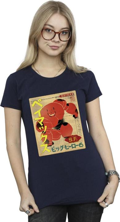 Produktbild Disney Big Hero 6 Baymax Baymax Newspaper TShirt (XXL)