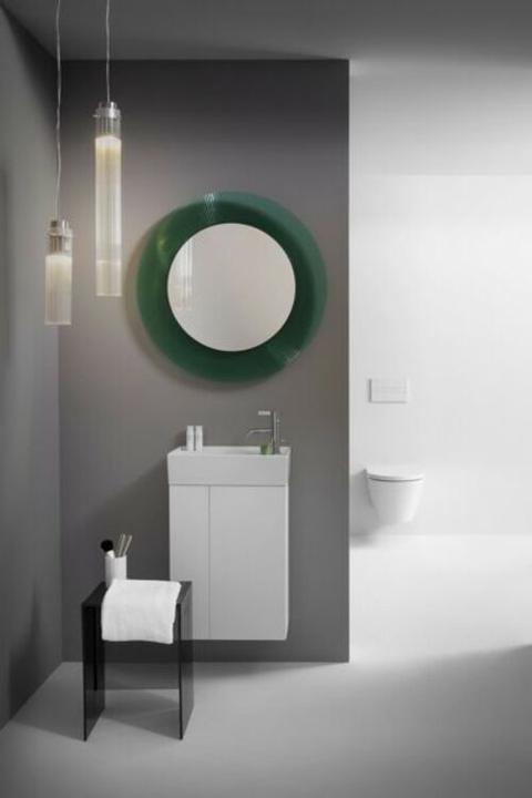 Produktbild Laufen Kartell Waschtischunterschrank, 1 Tür, Scharnier rechts, 440x600x270mm, für WT 815334, H407