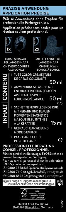 Valori nutrizionali e ingredienti Syoss Colorazione (7 5 Biondo cenere medio)