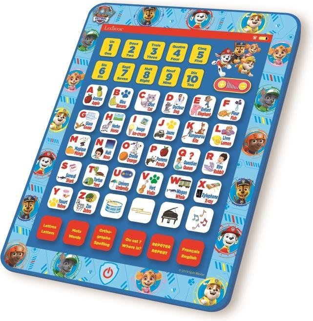 Actual product image Lexibook Paw Patrol Bilingual English/French Learning Tablet (English, French)