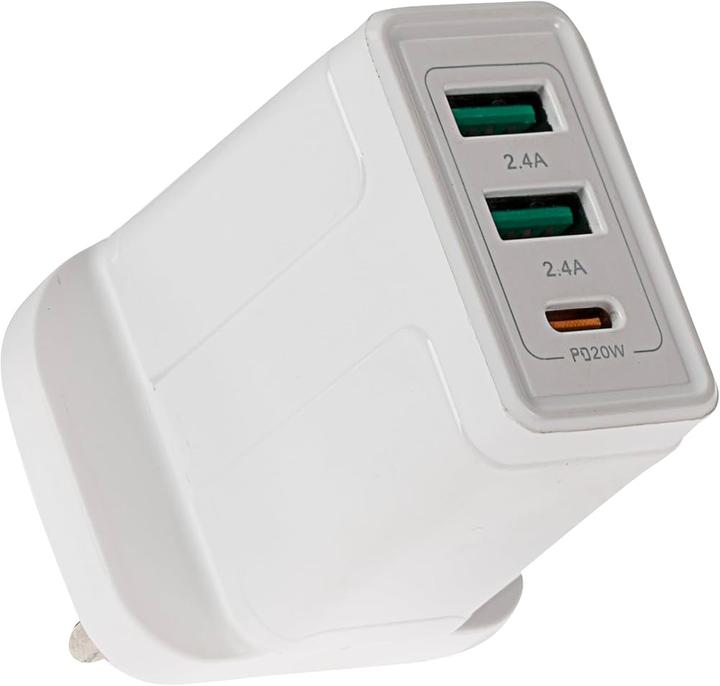 Produktbild Dicota 3-Port GaN Wall Charger (32W) UK white (32 W)