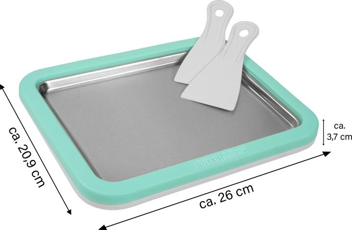 Produktbild Stoneline Ice Cream Rolls Maker, Eisplatte für Hausgemachte Eiscreme | Mint (CH-Stecker)
