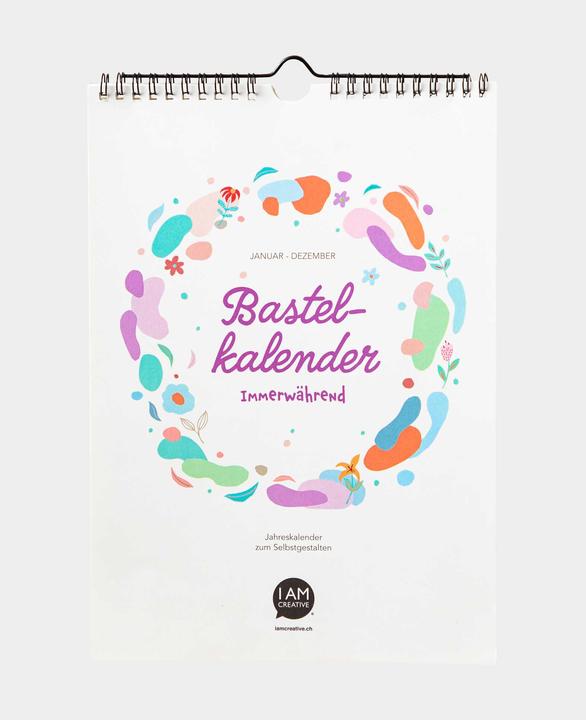 Actual product image I Am Creative Craft calendar, calendar for crafting, A4 (A4)