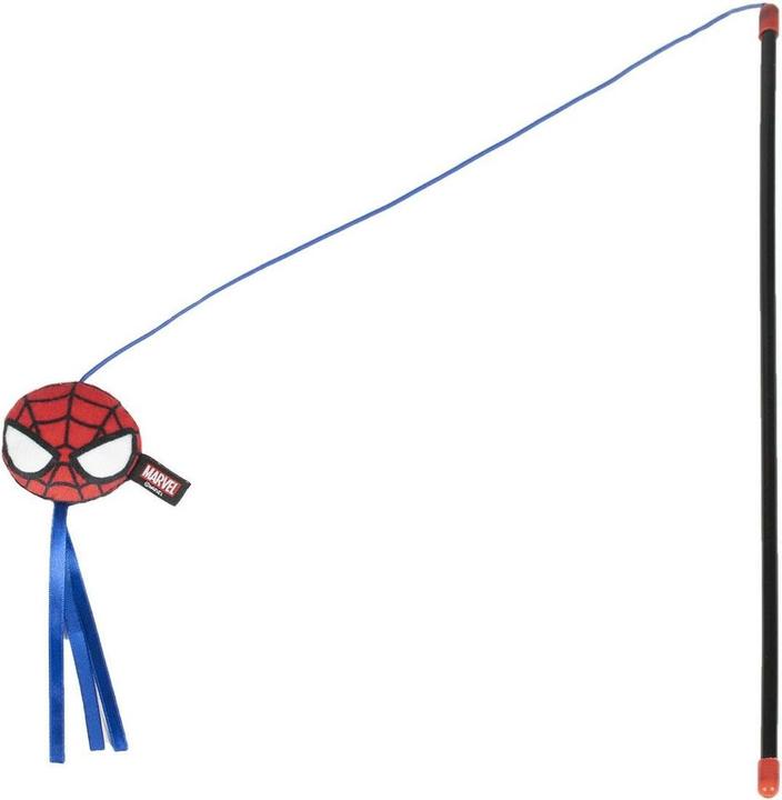 Actual product image Spiderman Cat toy Spider-Man red 100 % polyester (Catmint toy)