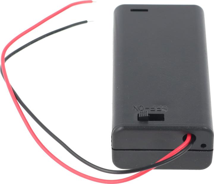 Produktbild XCell Batteriehalter für 2x Mignon AA LR6 Batterie mit An/Aus Schalter